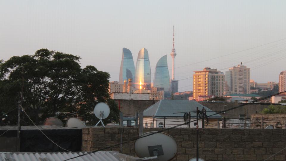 Travel scene representing Azerbaijan