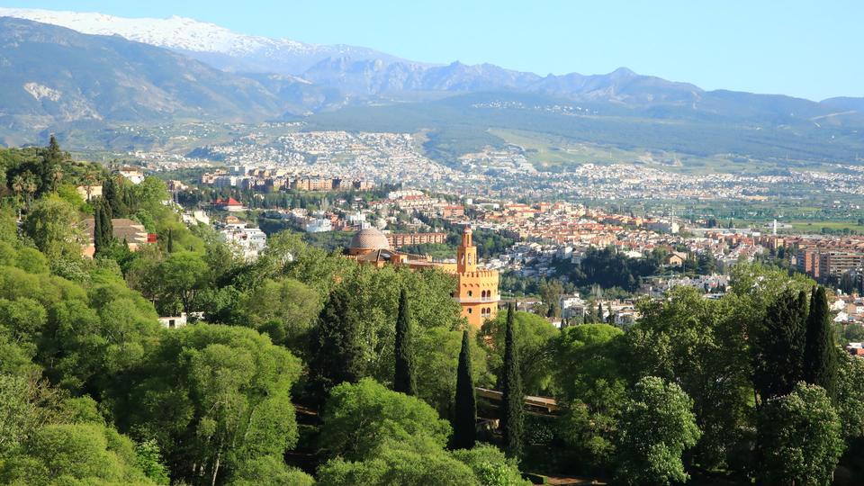 Travel scene representing Spain