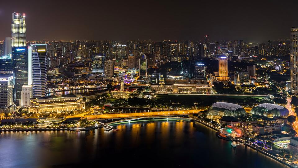 Travel scene representing Singapore